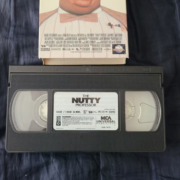 The Nutty Professor VHS Tape 1996 Eddie Murphy Jada Pinkett Dave Chappelle - Picture 4 of 4